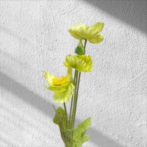 Bunga Poppy Plastik Daisy Tanaman Krisan Hias Dekorasi Minimalis Home