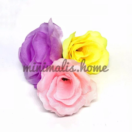 untum Bunga Mawar Palsu Kelopak Rose Tangkai Plastik Artificial Minimalis Home