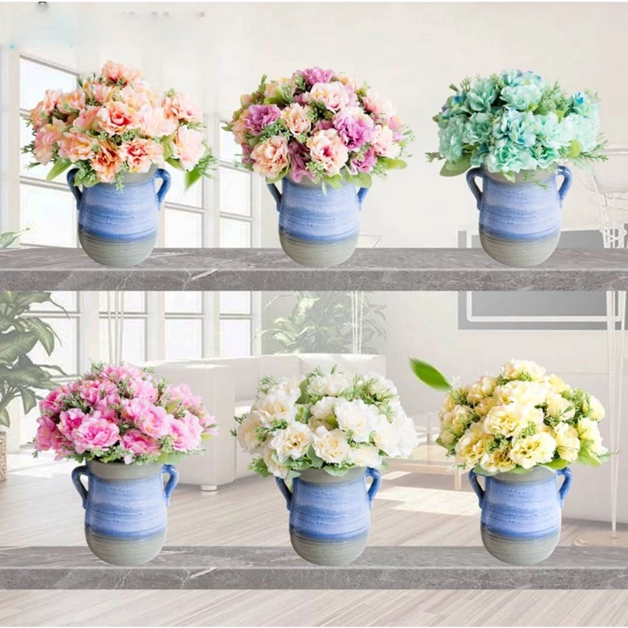 Bunga Peony Tangkai 7 Kuntum Tanaman Hias Artificial