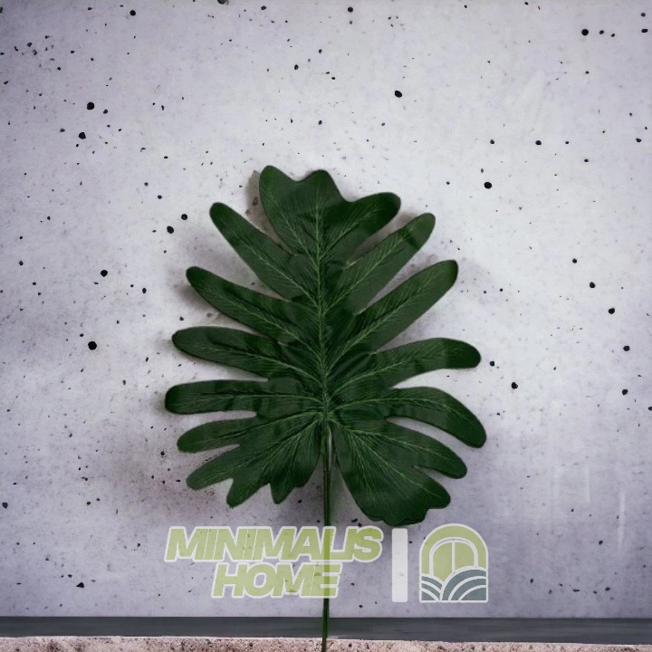 Daun Philodendron Monstera Daun Hias Artificial