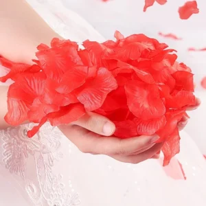 Rose Petal Kelopak Mawar Plastik Artificial Bunga Tabur Warna Warni