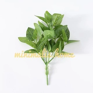 Tanaman Hias Artificial Tanpa Pot Daun Monstera Plastik Aglonema Rambat Bunga Palsu Dekorasi Hijang - Gambar 3