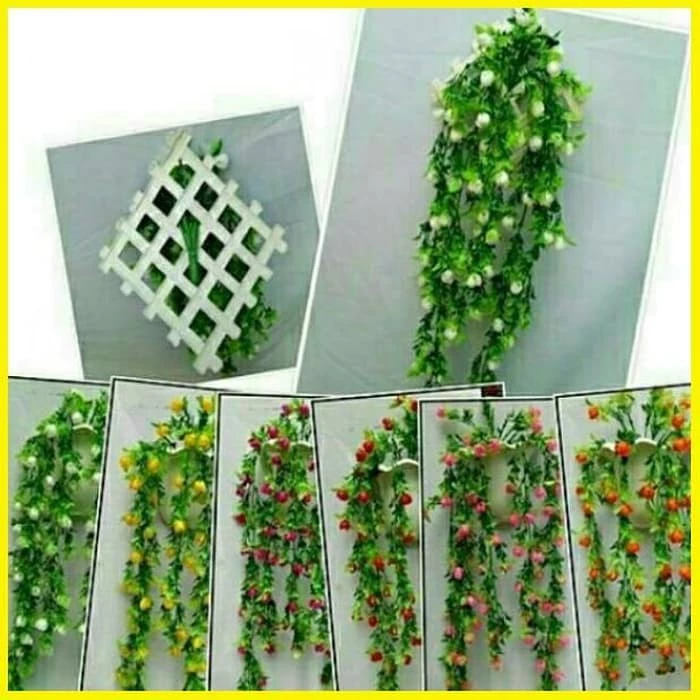Pot / Vas Wajik Plastik Dinding Dekorasi Rumah - Gambar 3