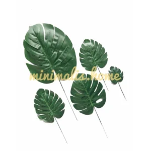 Daun Monstera Plastik Jumbo Daun Artificial