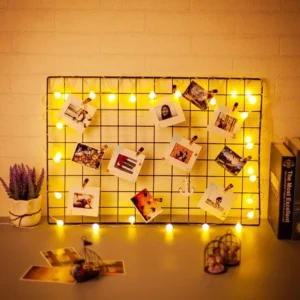 Keranjang Besi / Hijang 52x35 Memo Organizer Dekorasi Rak Dinding Gantung Foto Minimalis.Home