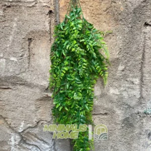 Daun Juntai Pakis Yugali Bambu Putih Salju Snowy Rambat Plastik Artificial Minimalis Home