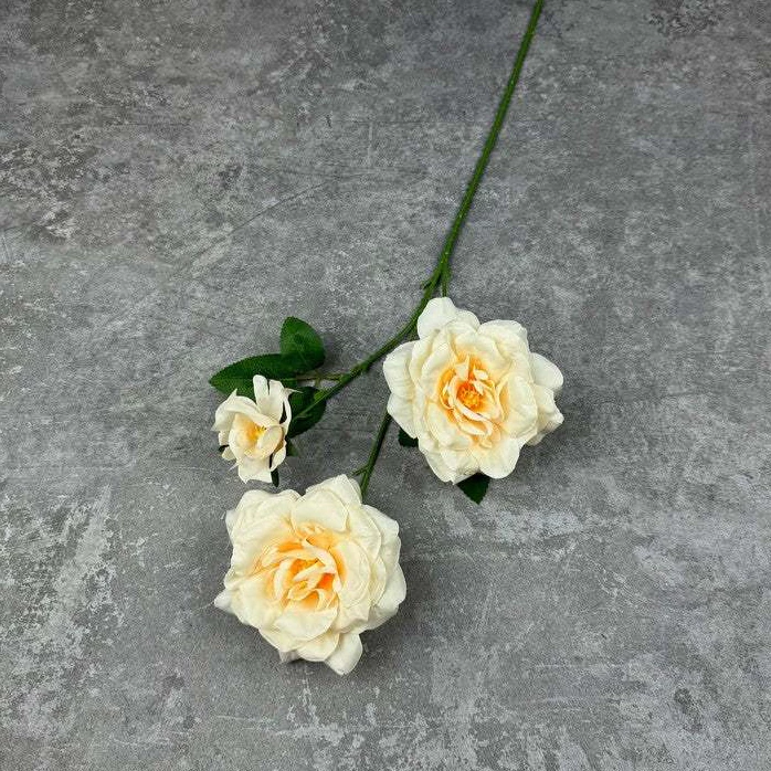 Bunga Mawar 3 Kuntum Rose Artificial Minimalis Home - Gambar 4