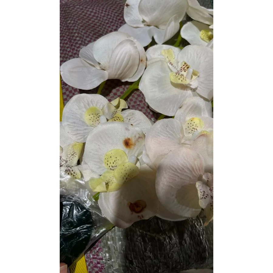 Bunga Anggrek Palsu Orchid Artificial untuk Dekorasi Minimalis Home - Gambar 4