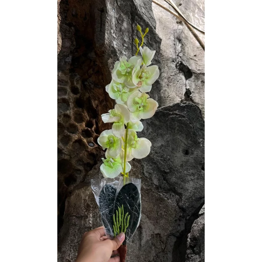 Bunga Anggrek Palsu Orchid Artificial untuk Dekorasi Minimalis Home - Gambar 2