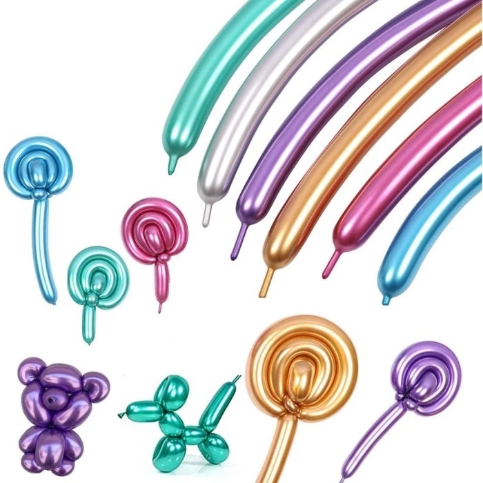 Balon Latex Twist Balon Panjang Dekorasi Pesta Minimalis Home