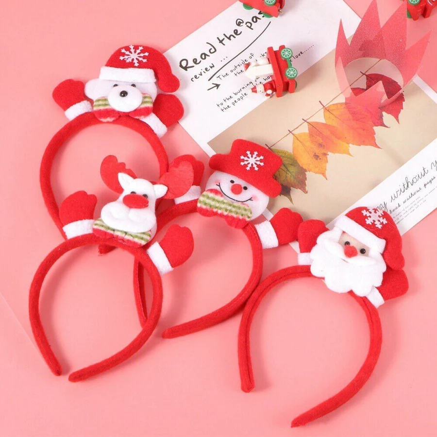 Bando Natal Merry Christmas Santa Claus Snowman Rusa Minimalis Home