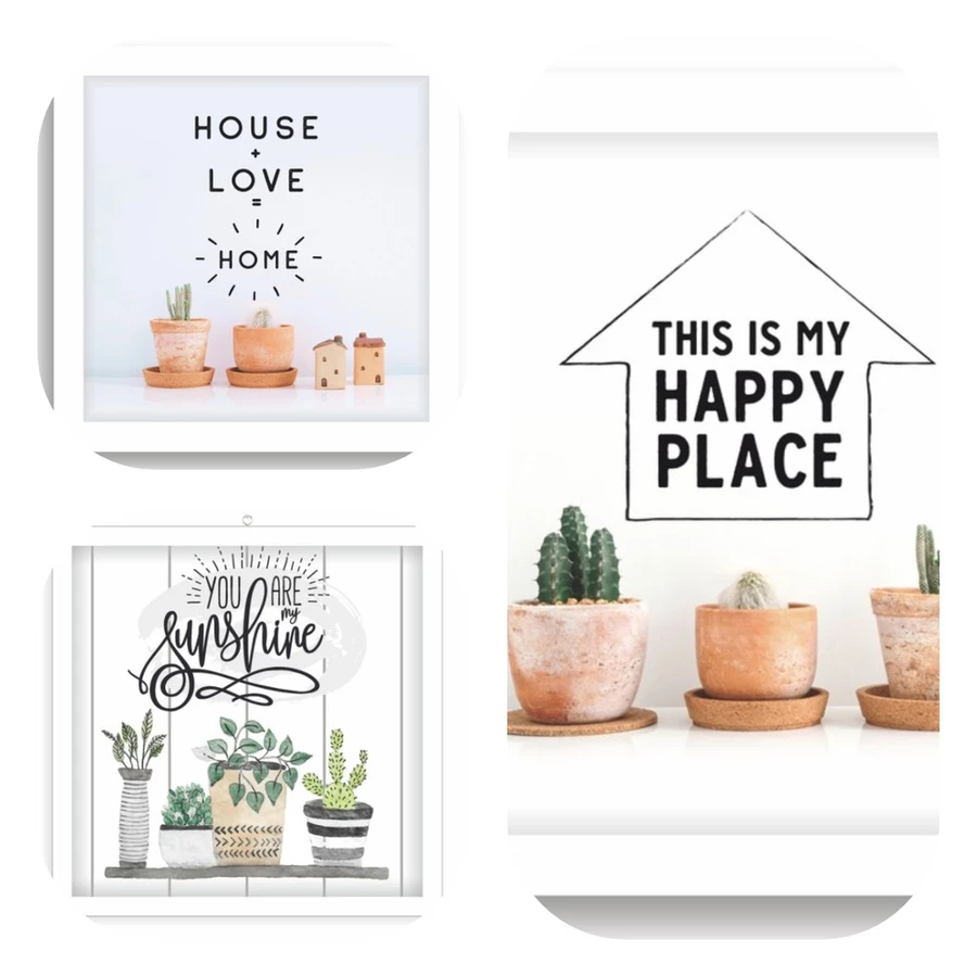 Gambar Pajangan Kayu Hiasan Dinding Quote Dekorasi Rumah Wooden Wall Decor