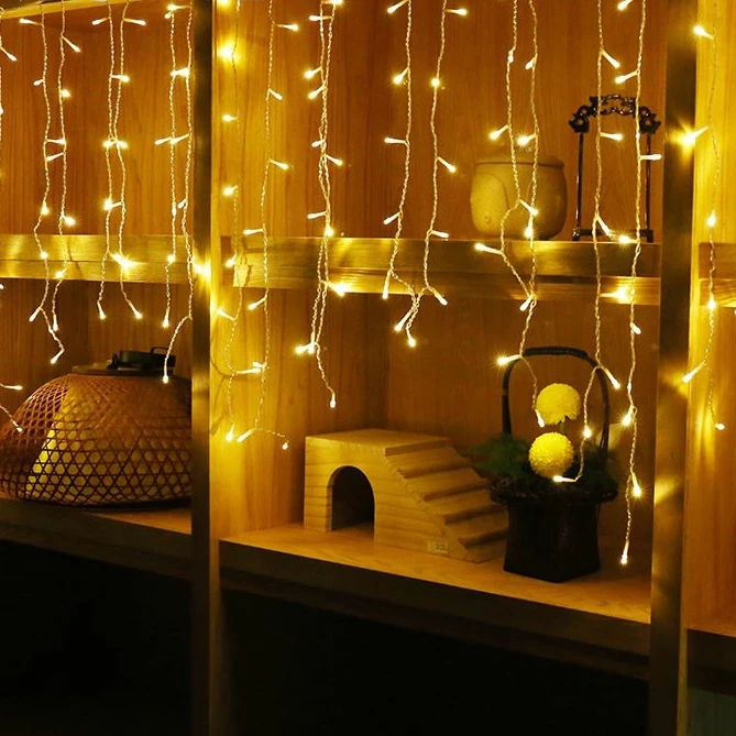 Lampu Tumblr Led Tirai 110 Led Hias Hijang Dekorasi Dinding Kamar Light Tumbler