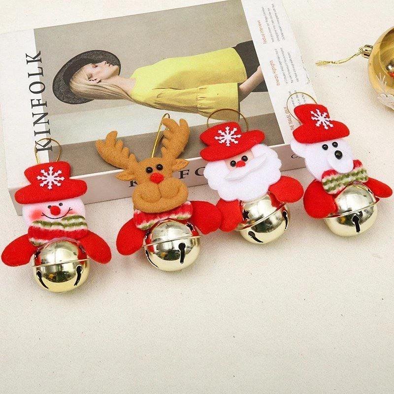 Lonceng Natal Hiasan Pohon Natal Merry Chirstmas Pohon Cemara Minimalis Home