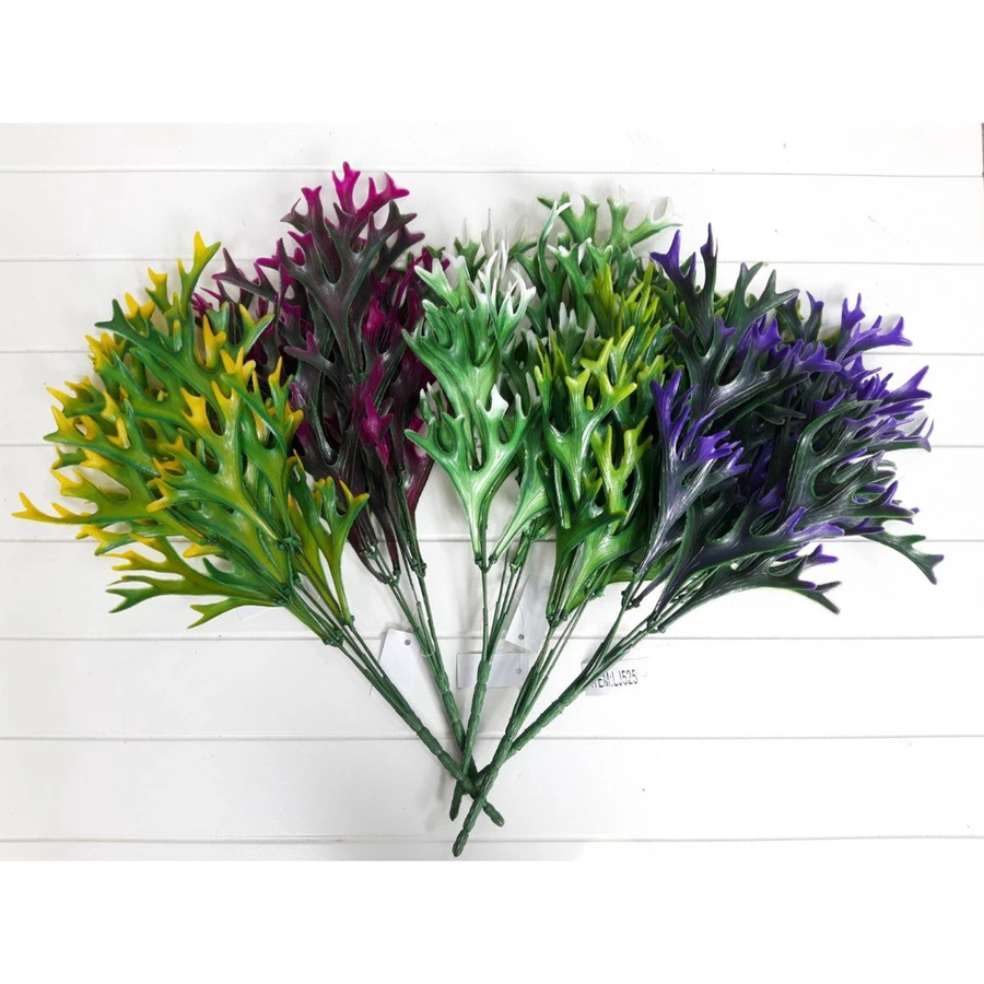 Daun Pakis Kijang Tangkai Artificial Tanaman Hias Tanduk Rusa Platycerium Minimalis Home