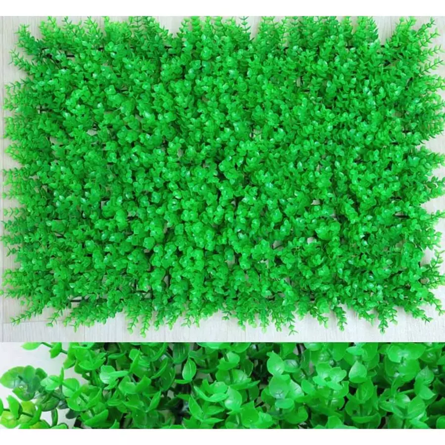 Rumput Dinding Yugali Sintetis Daun Hias Dinding Artificial Rumput Plastik Minimalis Home